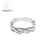 แหวนคู่ แหวนคู่เงินแท้ แหวนเพชร แหวนเงินแท้ แหวนหมั้นเพชร - R1279_80di